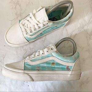 Vans x Old Skool Sponge Bob Low Blue Sneakers
